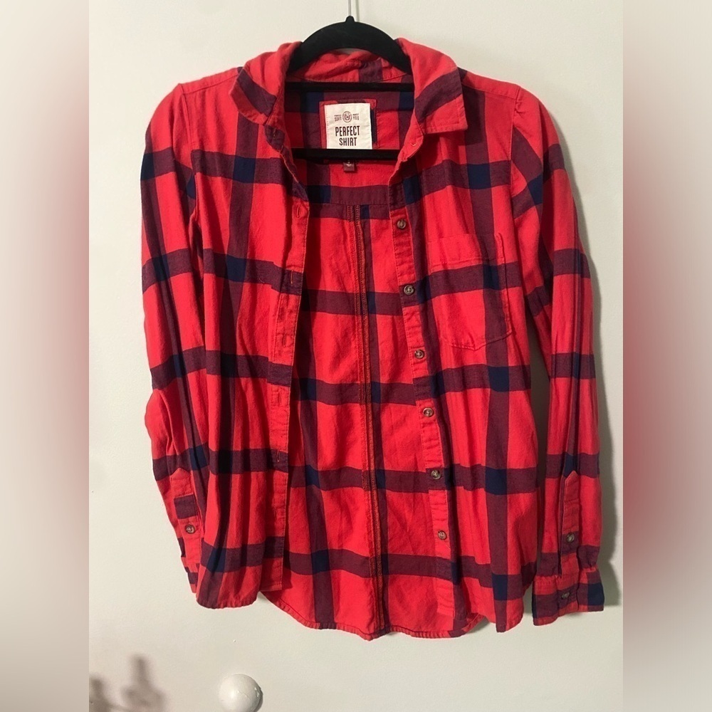 SO Perfect Shirt Plaid Shirt